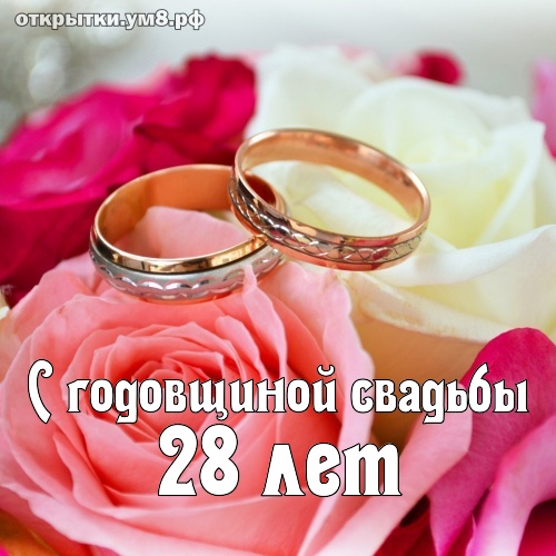 Поздравления С Днем Свадьбы 28 Лет